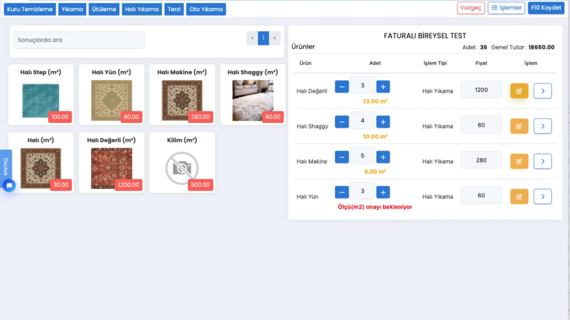 Halı Yıkama Programı